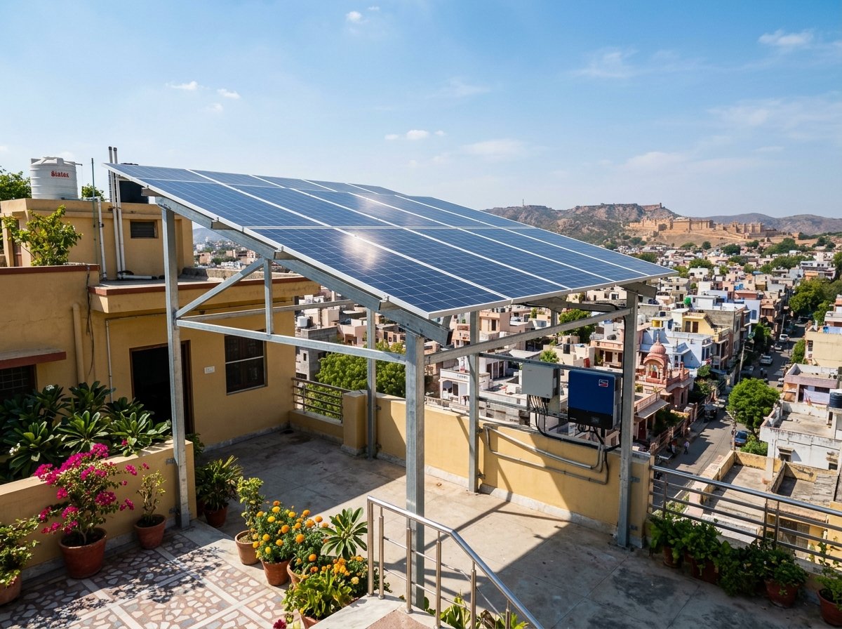 5 kW Residential Rooftop Solar — Malviya Nagar, Jaipur